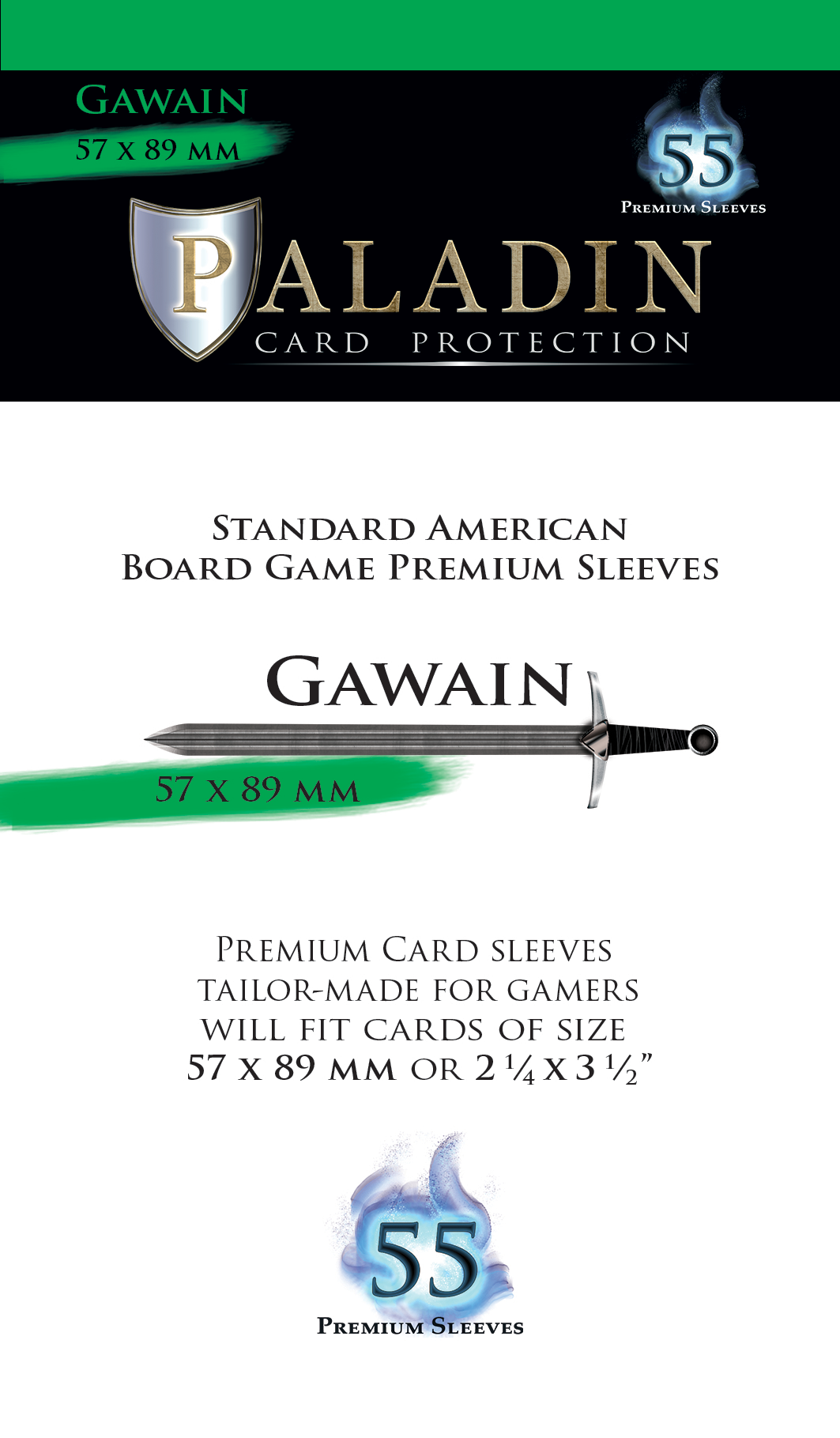 Gawain (57 × 89 mm, Standard American)